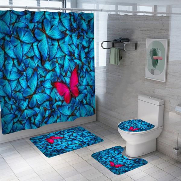 shower curtains 3d butterfly curtain set waterproof washable polyester bath anti-slip rugs toilet lid cover mat
shower curtains 3d butterfly curtain set waterproof washable polyester bath anti-slip rugs toilet lid cover mat