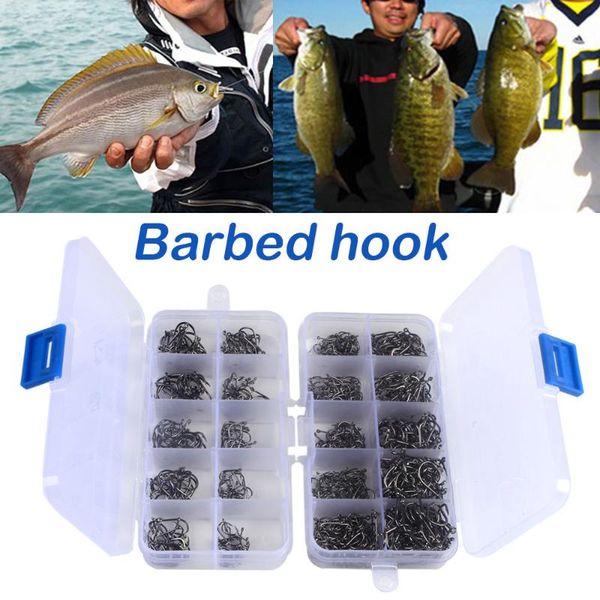 fishing hooks set high carbon steel barbed fish hook for saltwater freshwater gear sm
fishing hooks set high carbon steel barbed fish hook for saltwater freshwater gear sm