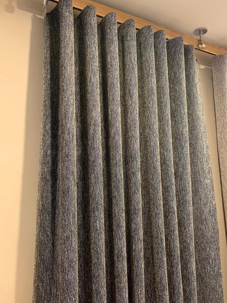 curtain & drapes blue-gray color cotton drapery curtain, 13 colors. length up to 118 '' ( 300 cm)
curtain & drapes blue-gray color cotton drapery curtain, 13 colors. length up to 118 '' ( 300 cm)
