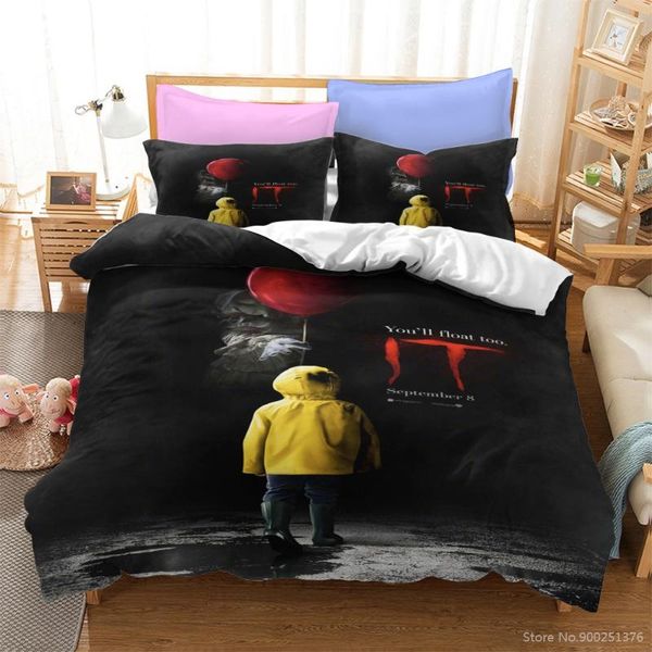 bedding sets stephen king's it horror film 3d printed duvet cover set twin full king size comforter home textile
bedding sets stephen king's it horror film 3d printed duvet cover set twin full king size comforter home textile
