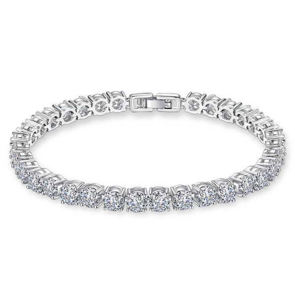 link, chain minimalist cubic zirconia silver color copper material tennis bracelets bangles for women bride's wedding jewellery gift, Black
link, chain minimalist cubic zirconia silver color copper material tennis bracelets bangles for women bride's wedding jewellery gift, Black