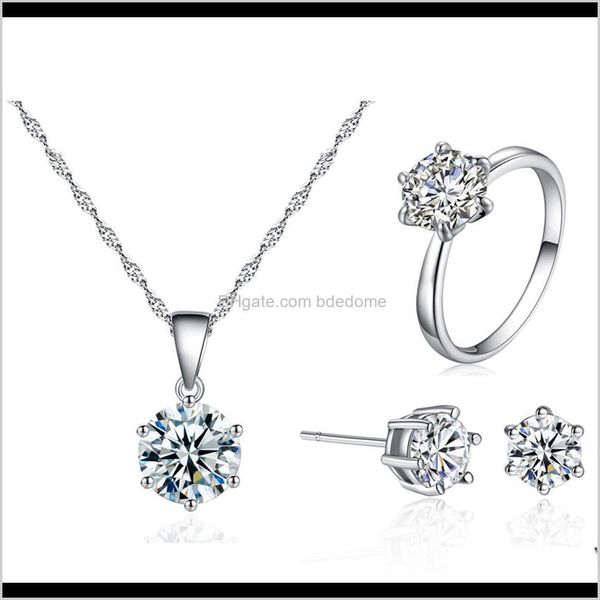 other & pendants drop delivery 2021 fashion sets crystal diamond earrings pendant necklaces rings set for women girl party gift personality, Silver
other & pendants drop delivery 2021 fashion sets crystal diamond earrings pendant necklaces rings set for women girl party gift personality, Silver