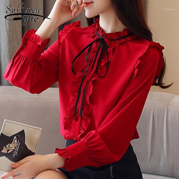 fashion womens and blouse solid chiffon shirt long sleeve women shirts office clothing blusas 1612 50 women's blouses &, White
fashion womens and blouse solid chiffon shirt long sleeve women shirts office clothing blusas 1612 50 women's blouses &, White