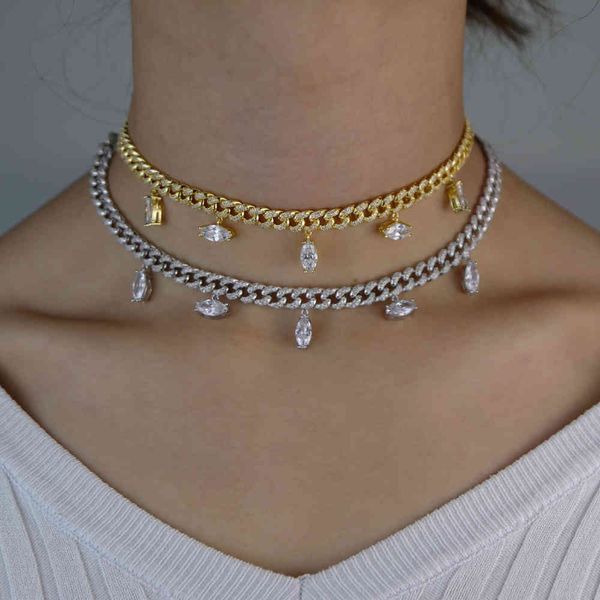 ice out hip hop bling gold silver color charm jewelry heart arrow cz dainty choker necklace for women 2021 x0509, Black
ice out hip hop bling gold silver color charm jewelry heart arrow cz dainty choker necklace for women 2021 x0509, Black