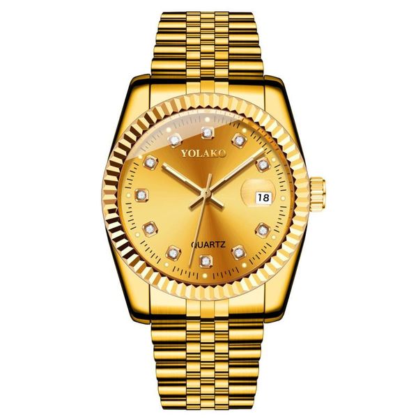 wristwatches 2021 tuhao gold business watch fashion diamond calendar men's steel, Slivery;brown
wristwatches 2021 tuhao gold business watch fashion diamond calendar men's steel, Slivery;brown