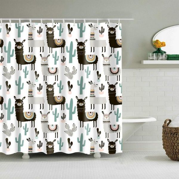 cartoon animals shower curtain succulent plant alpaca bath accessories with 12 hooks waterproof polyester fabric bathroom decor curtains
cartoon animals shower curtain succulent plant alpaca bath accessories with 12 hooks waterproof polyester fabric bathroom decor curtains