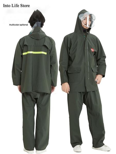 raincoats women's motorcycle raincoat men rain pants suit waterproof coat thickened pvc double layer jacket camping hiking gift
raincoats women's motorcycle raincoat men rain pants suit waterproof coat thickened pvc double layer jacket camping hiking gift