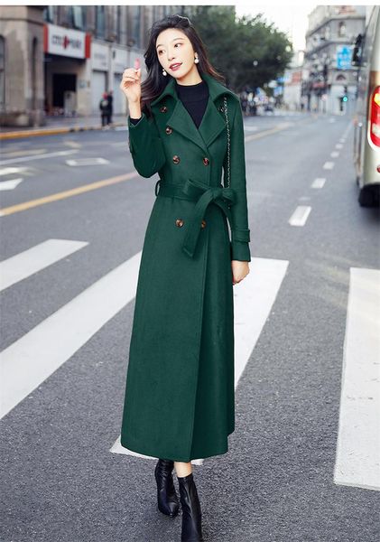 women's wool & blends casacos femininos winter coat women long cashmere female overcoat fashion greatcoat s-xxxl, Black
women's wool & blends casacos femininos winter coat women long cashmere female overcoat fashion greatcoat s-xxxl, Black
