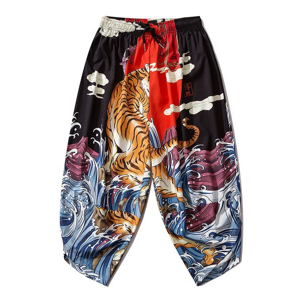 fashion boutique pants 2021 spring and summer style men's creative loose capris casual versatile thin, Black
fashion boutique pants 2021 spring and summer style men's creative loose capris casual versatile thin, Black