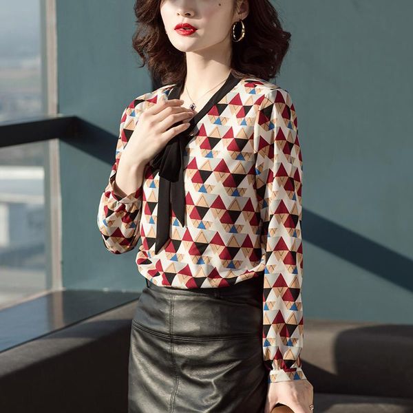 women patchwork colors chiffon clothes long sleeve female plaid chiffom blouse women's blouses & shirts, White
women patchwork colors chiffon clothes long sleeve female plaid chiffom blouse women's blouses & shirts, White
