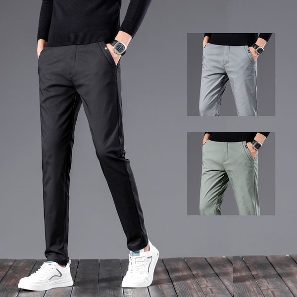cotton thin brocade men's casual pants korean fashion elastic straight tube youth ice silk summer, Black
cotton thin brocade men's casual pants korean fashion elastic straight tube youth ice silk summer, Black