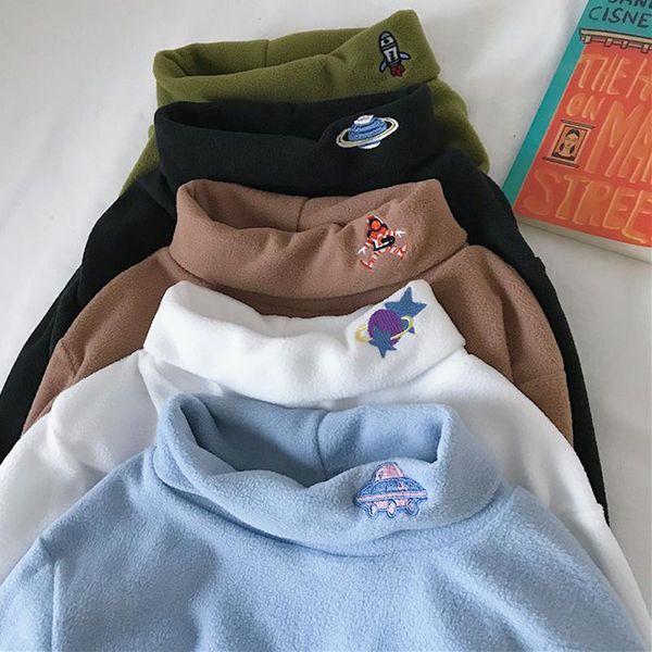 women's t-shirt winter college embroidery half-high collar fashion women t-shirts korean ulzzang female cartoon print bottoming, White
women's t-shirt winter college embroidery half-high collar fashion women t-shirts korean ulzzang female cartoon print bottoming, White