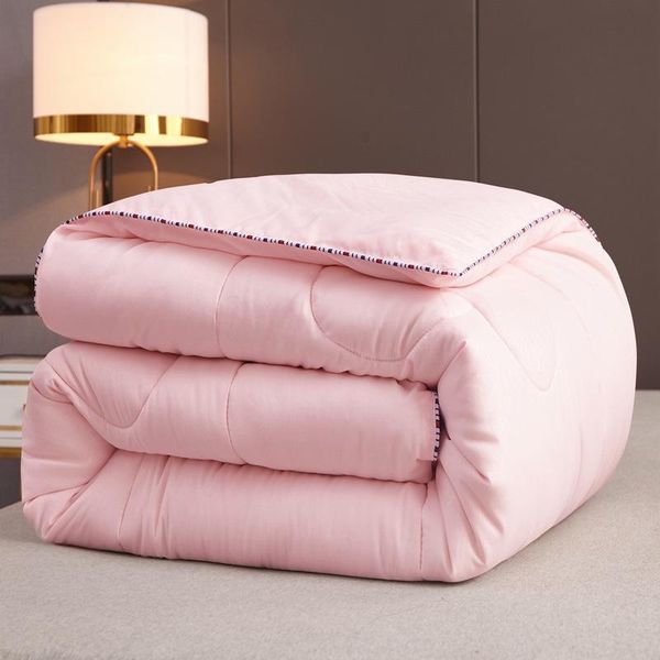 natural silk quilt/mulberry quilt for winter and summer, double made by the queen with solid color edging comforters & sets
natural silk quilt/mulberry quilt for winter and summer, double made by the queen with solid color edging comforters & sets