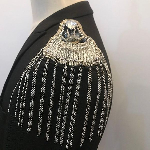 pins, brooches arrival performance accessories big epaulette fringe/handmade vintage jewelry shoulder epaulet/escapulario/charretera, Gray
pins, brooches arrival performance accessories big epaulette fringe/handmade vintage jewelry shoulder epaulet/escapulario/charretera, Gray