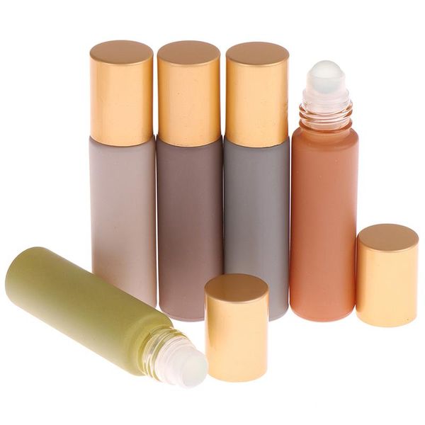storage bottles & jars refillable bottle empty glass essential oil roll on metal roller ball for perfume 5/10ml
storage bottles & jars refillable bottle empty glass essential oil roll on metal roller ball for perfume 5/10ml