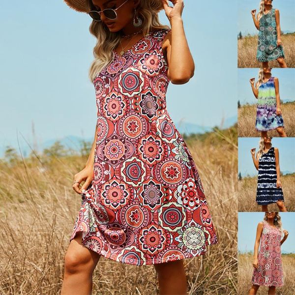 casual dresses v neck sleeveless tank dress summer fashion striped beach women elegant tie-dye ethnic print mini vestido, Black;gray
casual dresses v neck sleeveless tank dress summer fashion striped beach women elegant tie-dye ethnic print mini vestido, Black;gray