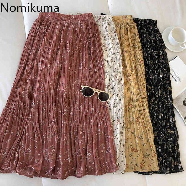 nomikuma jupe korean chic temperament pleated skirt women floral printed high waist a line skirts female faldas mujer 210514, Black
nomikuma jupe korean chic temperament pleated skirt women floral printed high waist a line skirts female faldas mujer 210514, Black