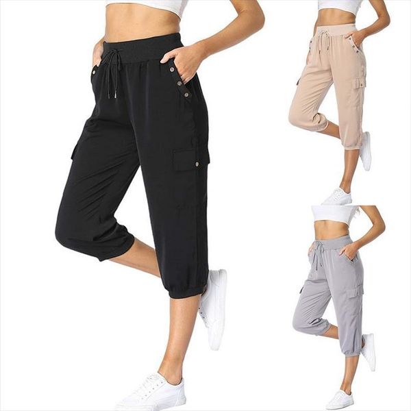 pencil summer mid rise womens capris pockets cropped trousers 3 4 plus size female, Black;white
pencil summer mid rise womens capris pockets cropped trousers 3 4 plus size female, Black;white