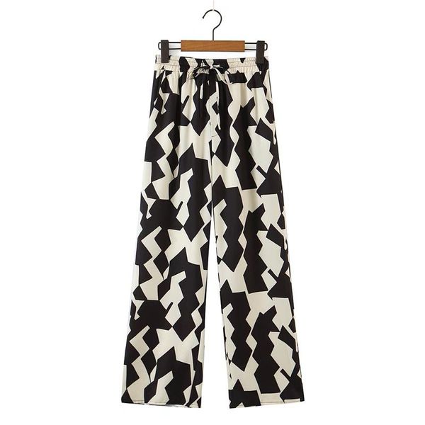 women's pants & capris zxqj vintage women geomtric print straight trousers 2021 fashion ladies stylish long causal female chic girl, Black;white
women's pants & capris zxqj vintage women geomtric print straight trousers 2021 fashion ladies stylish long causal female chic girl, Black;white