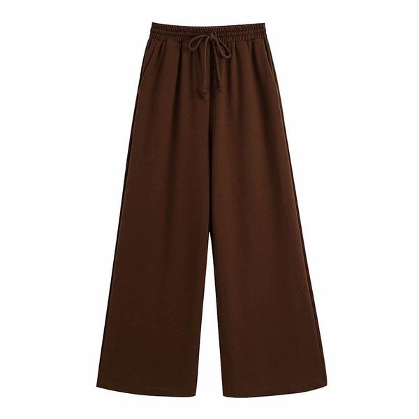 women's pants & capris women summer za solid loose wide leg 2021 elastic waist drawstring bow tie female fashion street casual pant tro, Black;white
women's pants & capris women summer za solid loose wide leg 2021 elastic waist drawstring bow tie female fashion street casual pant tro, Black;white