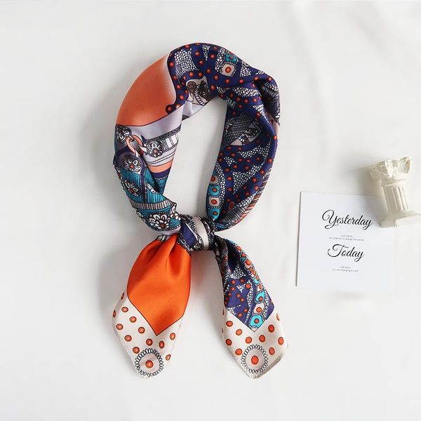 scarves silk small scarf fashion women imitation square foulard lady neck hair office bandana shawls wraps neckerchief, Blue;gray
scarves silk small scarf fashion women imitation square foulard lady neck hair office bandana shawls wraps neckerchief, Blue;gray