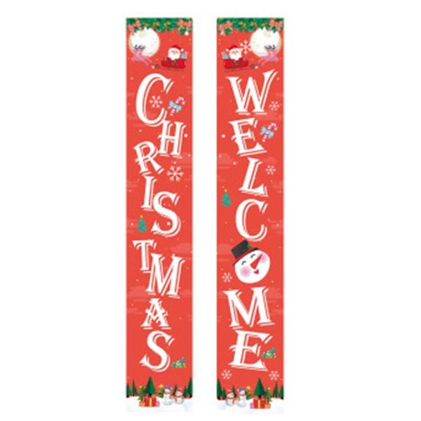 party decoration 1 pair creative door hanging ornament christmas couplet curtain banner for home bar
party decoration 1 pair creative door hanging ornament christmas couplet curtain banner for home bar