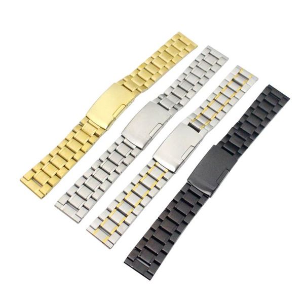 watch bands 18/19/20/22mm men band strap stainless steel solid links watchband bracelet watches accessories@88, Black;brown
watch bands 18/19/20/22mm men band strap stainless steel solid links watchband bracelet watches accessories@88, Black;brown