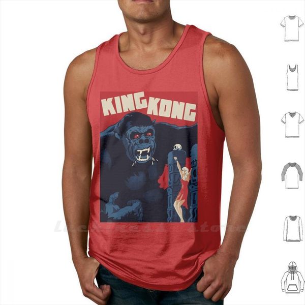 king kong classic tank mens vest sleeveless movie hollywood film old retro gorilla, White;black
king kong classic tank mens vest sleeveless movie hollywood film old retro gorilla, White;black
