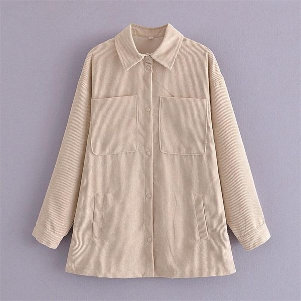 women's jackets mesttraf women 2021 fashion with double pockets loose corduroy jacket coat vintage long sleeve shirt outerwear streetwe, Black;brown
women's jackets mesttraf women 2021 fashion with double pockets loose corduroy jacket coat vintage long sleeve shirt outerwear streetwe, Black;brown