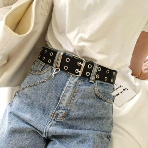 fashion women punk chain belt ladies adjustable double/single row hole eyelet jeans waistband with decorative belts, Black;brown
fashion women punk chain belt ladies adjustable double/single row hole eyelet jeans waistband with decorative belts, Black;brown
