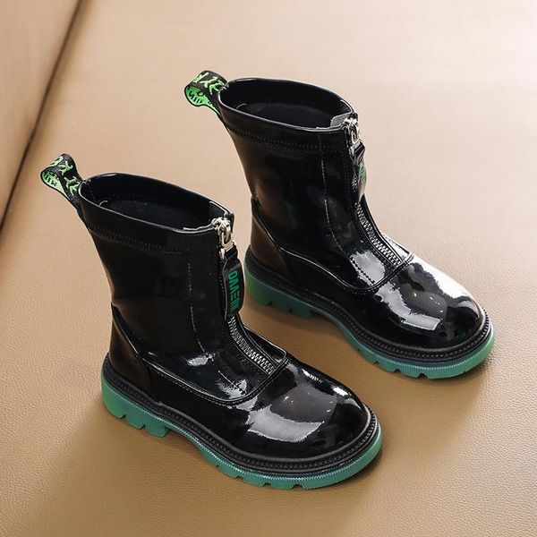 boots girls winter children casual waterproof student bright leather shoes outdoor soft bottom non-slip kids, Black;grey
boots girls winter children casual waterproof student bright leather shoes outdoor soft bottom non-slip kids, Black;grey