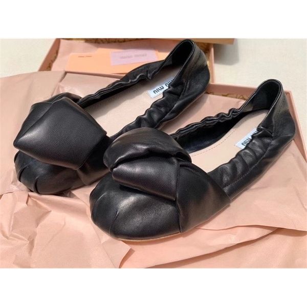 2021 trading company is single miu channel goods ballet flat shoes soft lambskin fat bow shallow mouth egg roll shoes yw 62c1, Black
2021 trading company is single miu channel goods ballet flat shoes soft lambskin fat bow shallow mouth egg roll shoes yw 62c1, Black