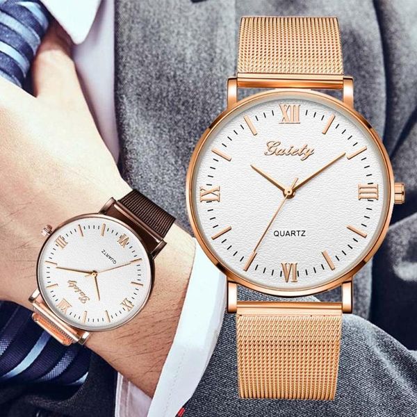 wristwatches mens watches business sports leisure quartz wristwatch stainless steel mesh strap ultra thin dial date clock relogio masculino, Slivery;brown
wristwatches mens watches business sports leisure quartz wristwatch stainless steel mesh strap ultra thin dial date clock relogio masculino, Slivery;brown