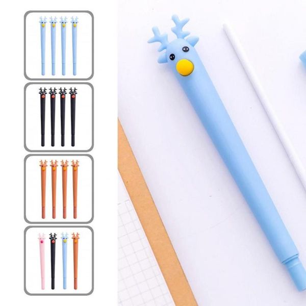 gel pens 4pcs practical christmas elk writing pen office supplies school stationery quick drying for kids
gel pens 4pcs practical christmas elk writing pen office supplies school stationery quick drying for kids
