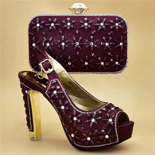 arrival african women matching italian shoes and bag set decorated with rhinestone high heel for party dress, Black
arrival african women matching italian shoes and bag set decorated with rhinestone high heel for party dress, Black
