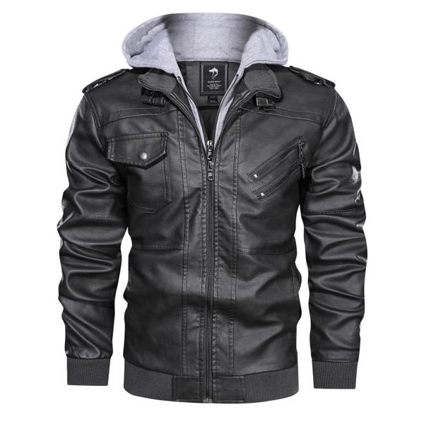 men's fur & faux autumn jacket men slim retro winter jackets male pu leather stand collar sportswear suits mens bomber coat chaqueta ho, Black
men's fur & faux autumn jacket men slim retro winter jackets male pu leather stand collar sportswear suits mens bomber coat chaqueta ho, Black