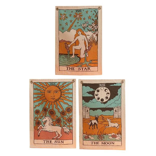 tapestries evenstars tarot tapestry sun moon star medieval europe divination wall hanging mysterious 150x110cm
tapestries evenstars tarot tapestry sun moon star medieval europe divination wall hanging mysterious 150x110cm