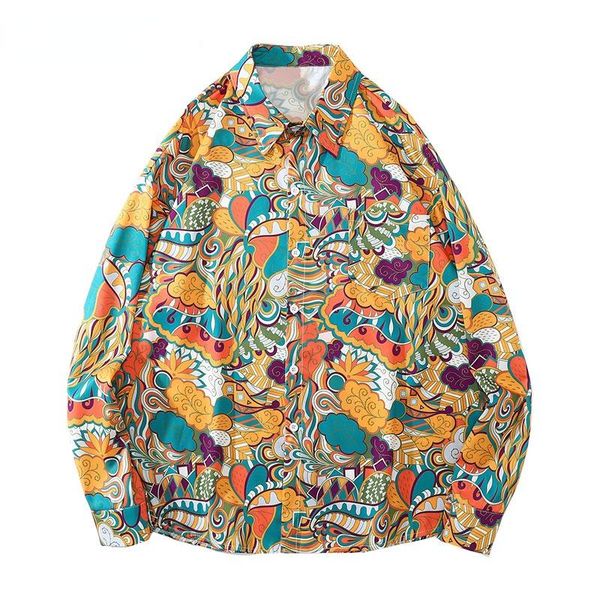 men's casual shirts hip hop graffiti cartoon print long sleeve blouse streetwear harajuku fashion men coats loose shirt, White;black
men's casual shirts hip hop graffiti cartoon print long sleeve blouse streetwear harajuku fashion men coats loose shirt, White;black