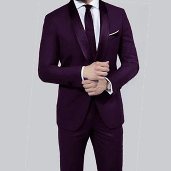 men's suits & blazers custom fashion luxury purple shawl lapel men slim fit groom tuxedo for wedding dinner party male clothing (jacket, White;black
men's suits & blazers custom fashion luxury purple shawl lapel men slim fit groom tuxedo for wedding dinner party male clothing (jacket, White;black