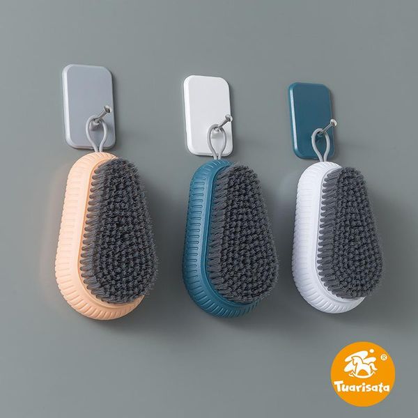 non-slip plastic soft bristles laundry brush household shoe round short family universal student board handle clothing & wardrobe storage
non-slip plastic soft bristles laundry brush household shoe round short family universal student board handle clothing & wardrobe storage