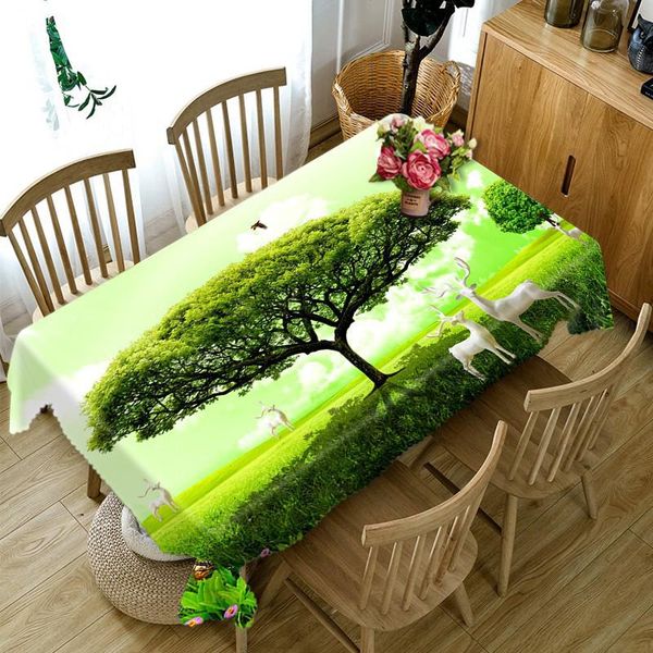 table cloth tablecloth green tree 3d printed white deer bird cover dining customizable home decoration washable fabric
table cloth tablecloth green tree 3d printed white deer bird cover dining customizable home decoration washable fabric