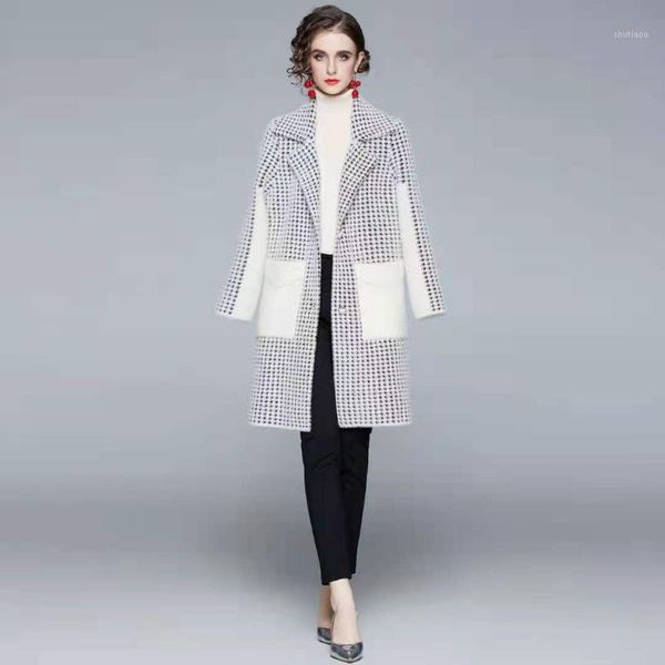 women's wool & blends suit collar autumn and winter mink french light luxury goddess ethos coat mid-length knee, Black
women's wool & blends suit collar autumn and winter mink french light luxury goddess ethos coat mid-length knee, Black