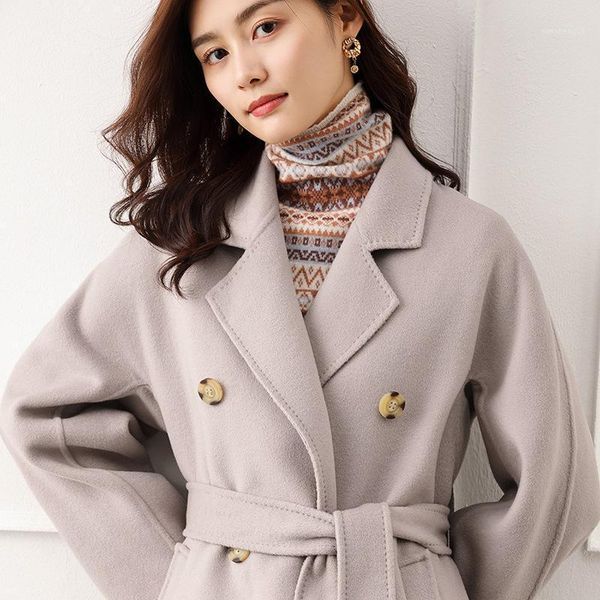 women's wool & blends 2021 winter bay double coat coat temperament diffuse ni knee-length a particular female, Black
women's wool & blends 2021 winter bay double coat coat temperament diffuse ni knee-length a particular female, Black
