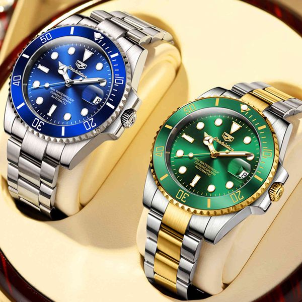 jsdun brand original automatic watch men mechanical sapphire mirror waterproof luxury stainless steel wristwatch reloj hombre, Slivery;brown
jsdun brand original automatic watch men mechanical sapphire mirror waterproof luxury stainless steel wristwatch reloj hombre, Slivery;brown