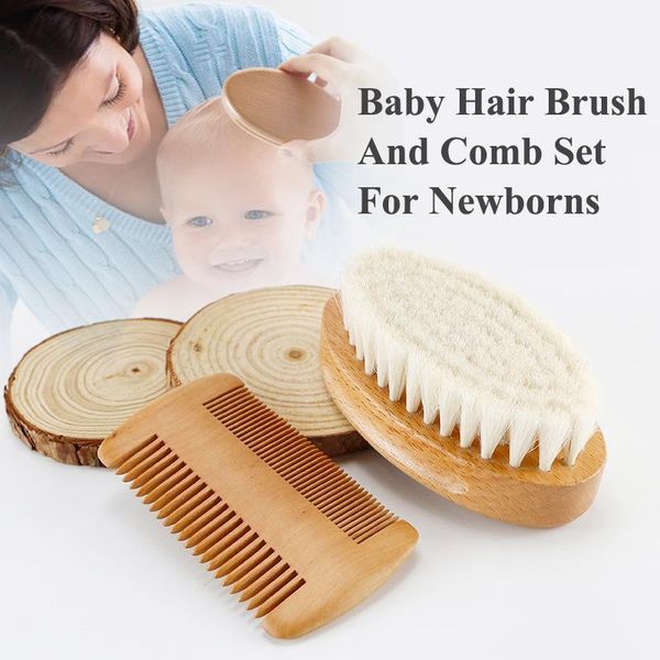baby natural wood shampoo brush soft wool comb set born kit for infant head massager1, Silver
baby natural wood shampoo brush soft wool comb set born kit for infant head massager1, Silver