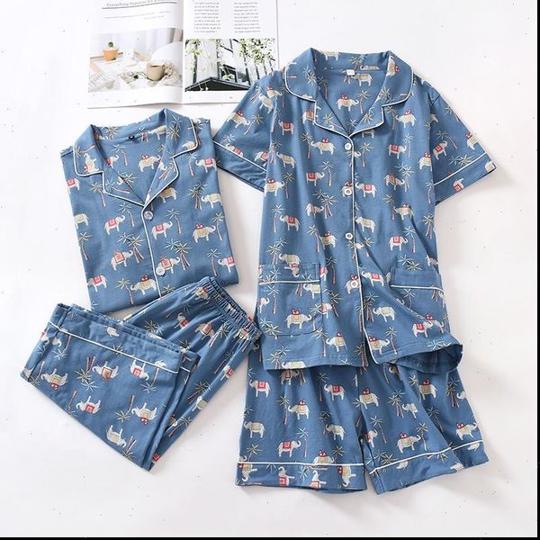 summer couple pajamas cotton short womens sleepwears sleeved thin section comfortable mens suits home service shorts, Black;red
summer couple pajamas cotton short womens sleepwears sleeved thin section comfortable mens suits home service shorts, Black;red
