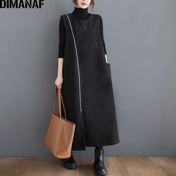 plus size women dress vintage elegant lady vestidos sleeveless pocket thick black female clothing spring long 210531, Black;gray
plus size women dress vintage elegant lady vestidos sleeveless pocket thick black female clothing spring long 210531, Black;gray