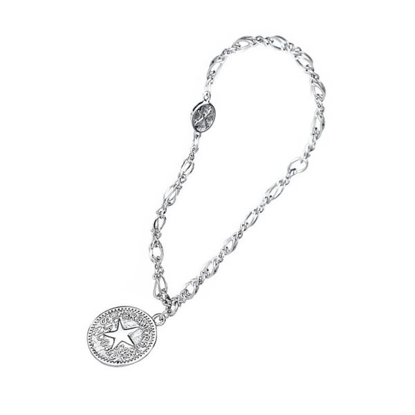 1pc creative five-pointed star pendant necklace clavicle chain jewelry accessory necklaces, Silver
1pc creative five-pointed star pendant necklace clavicle chain jewelry accessory necklaces, Silver