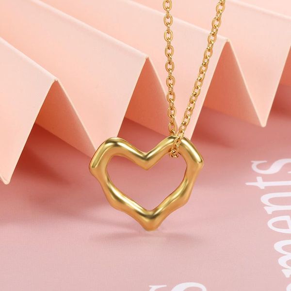 chokers kpop harajuku goth heart pendant necklaces female simple sliding stackable choker stainless steel jewelry women christmas gift, Golden;silver
chokers kpop harajuku goth heart pendant necklaces female simple sliding stackable choker stainless steel jewelry women christmas gift, Golden;silver