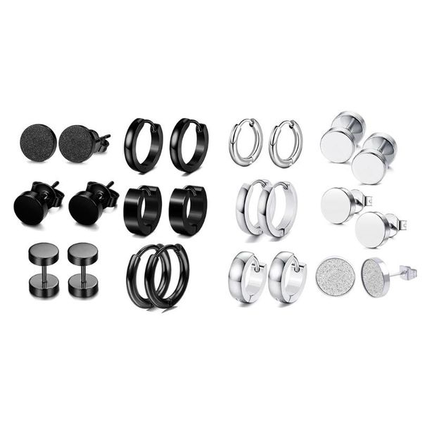 stud 634d 6 pairs/set stainless steel punk earrings hip hop rock gothic ear studs women men decorations jewelry gifts, Golden;silver
stud 634d 6 pairs/set stainless steel punk earrings hip hop rock gothic ear studs women men decorations jewelry gifts, Golden;silver